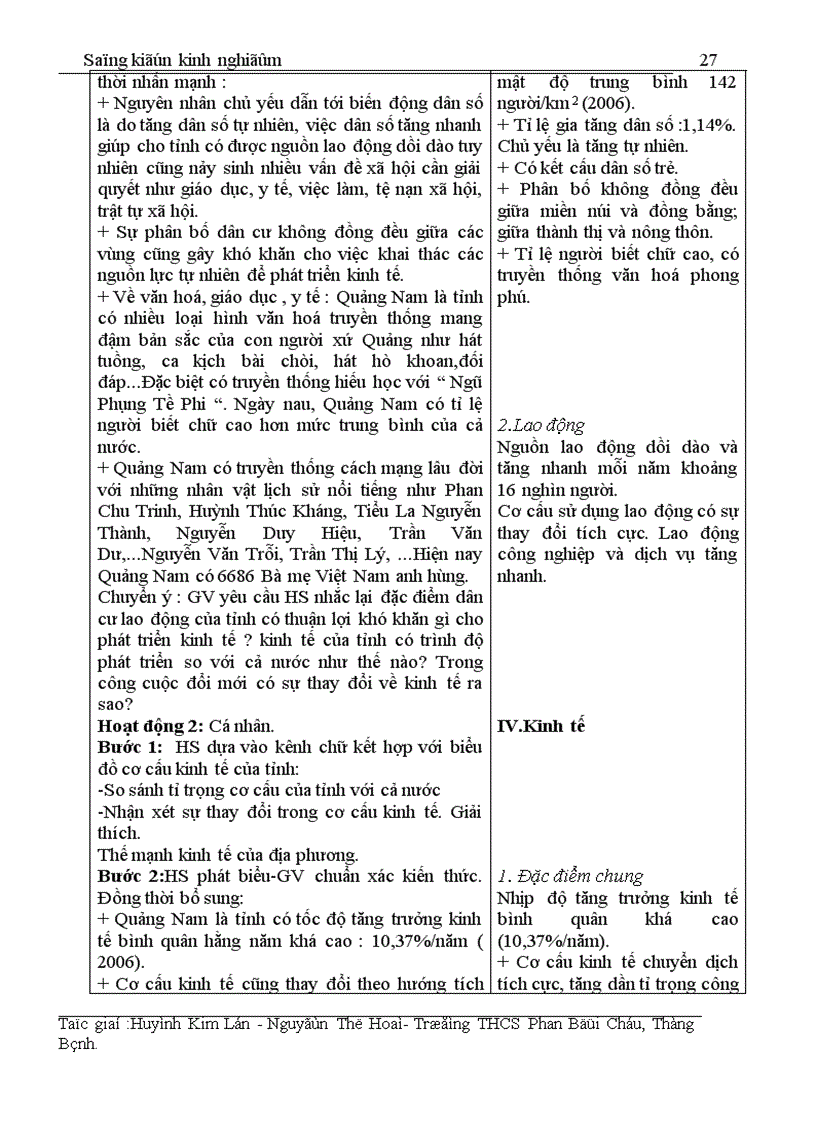 image for page Địa lý Địa phương tỉnh Quang Nam