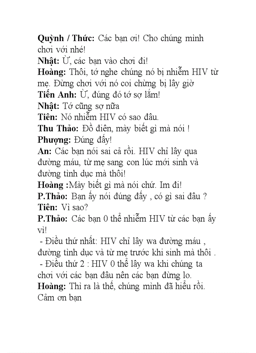 image for page Diễn kịch HIV