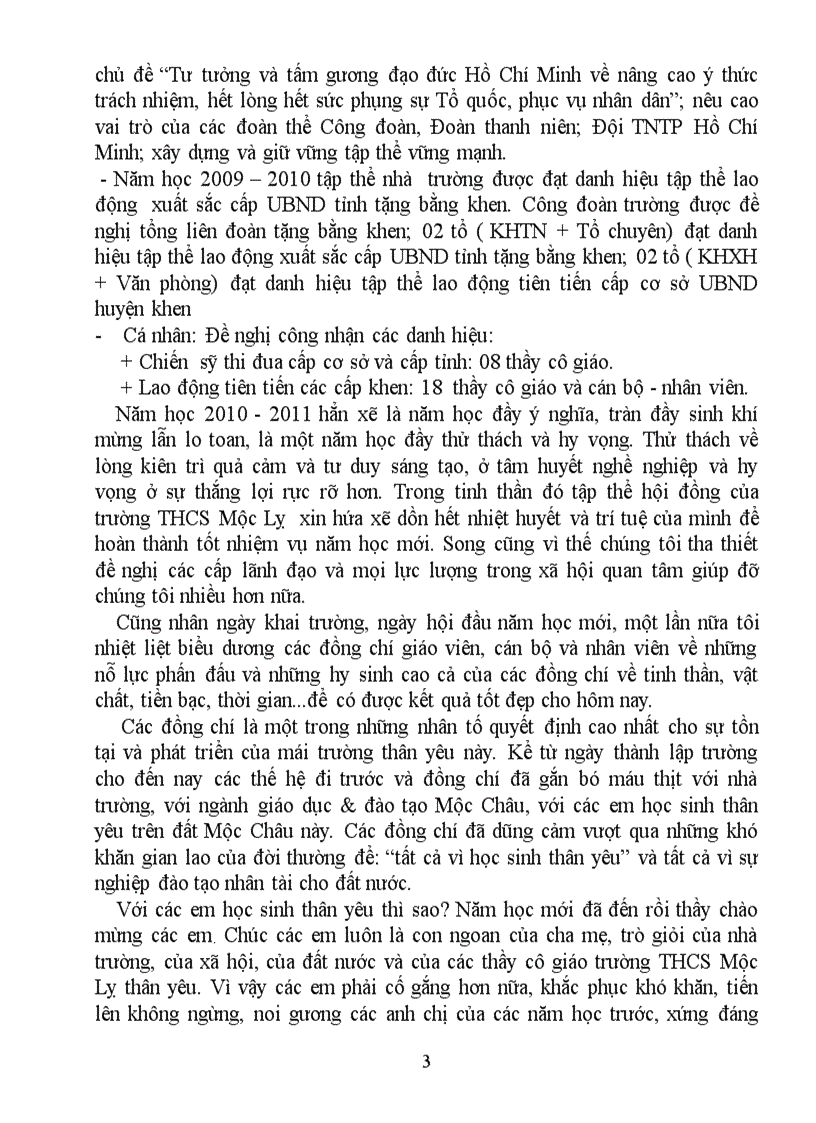image for page Diên văn khai giảng năm học 2010 2011