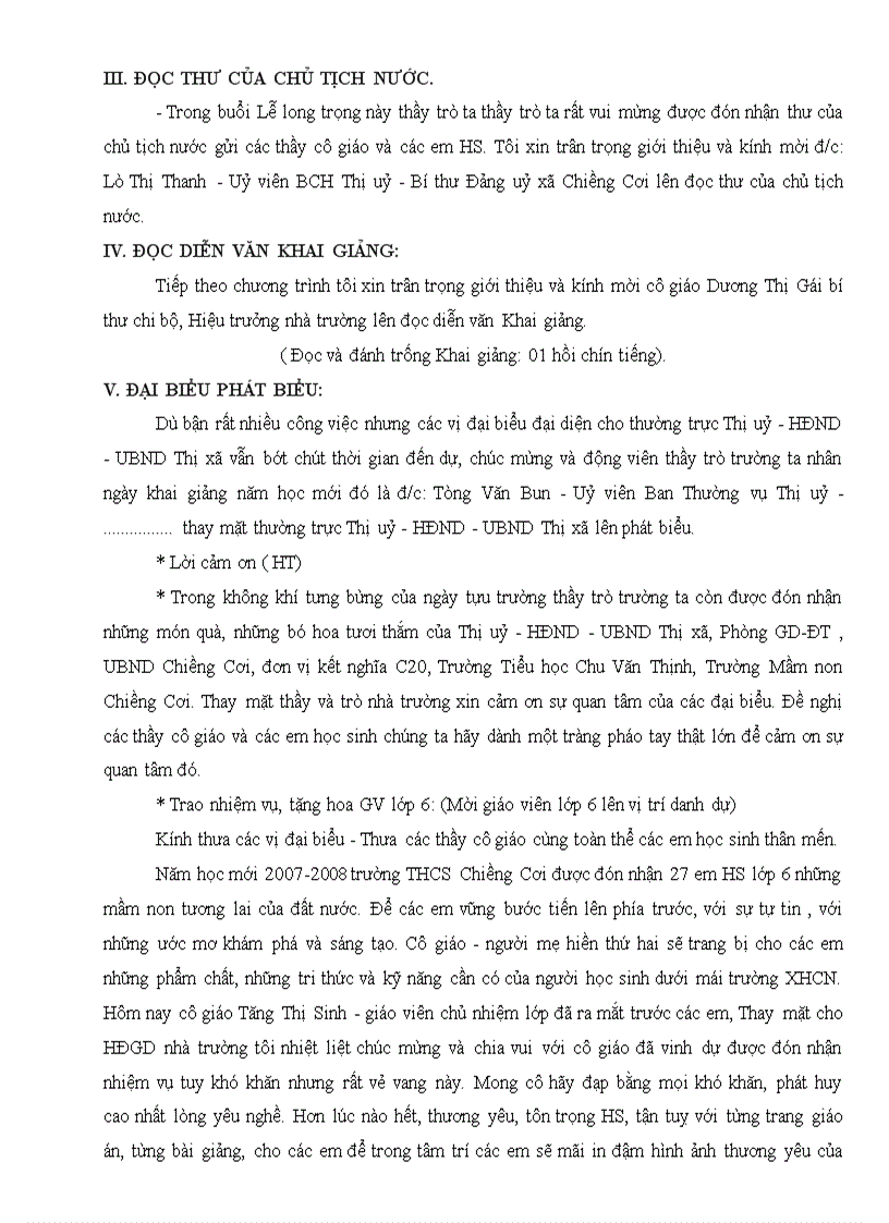 image for page Diên văn khai giảng năm học 2011 2012 1