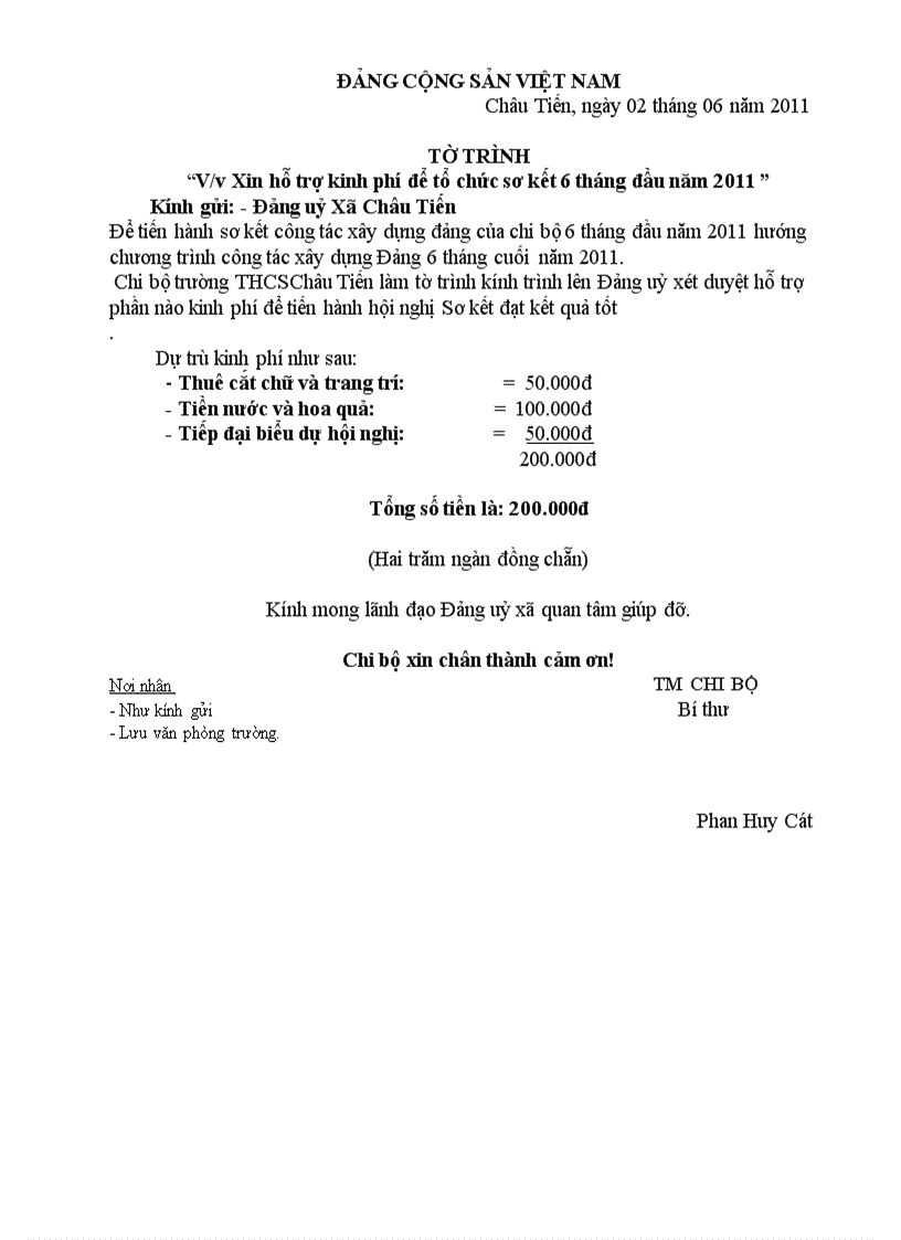 image for page Diễn văn khai mạc sk 6 tháng đầu năm chi bộ