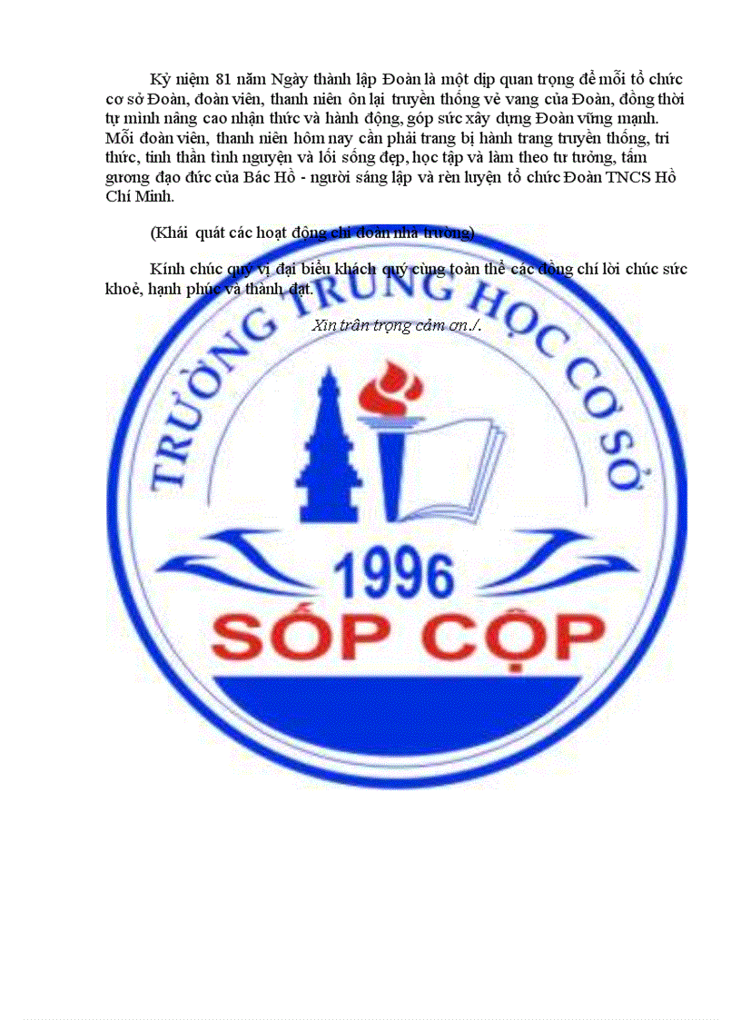 image for page Diễn văn kỷ niệm 26 3 2012 Tham khảo