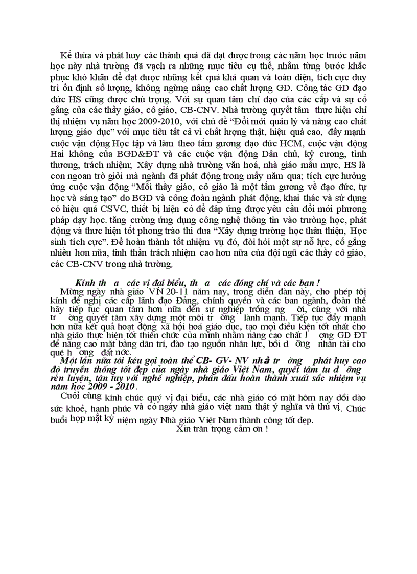 image for page Diễn văn kỷ niệm ngày NGVN