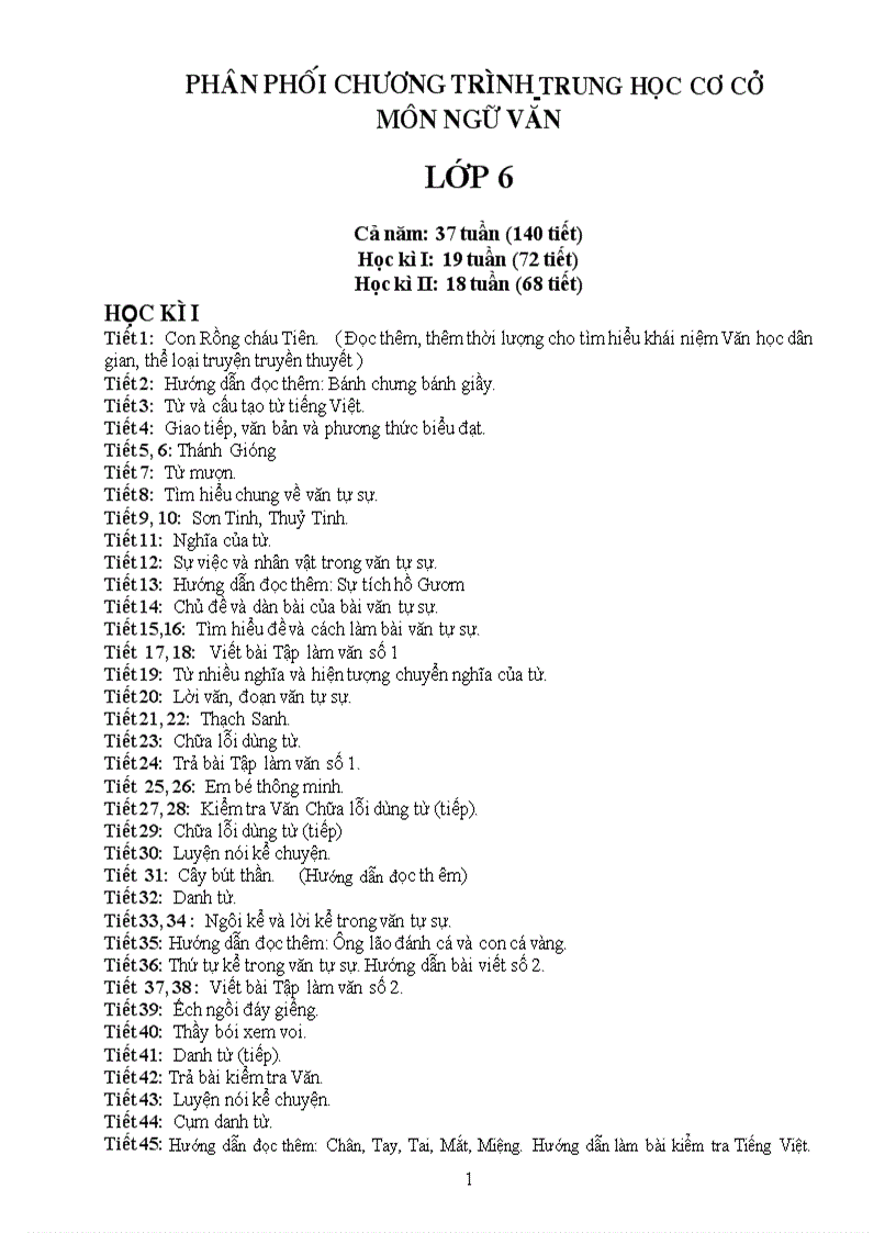 image for page Điều chỉnh cụ thể các tiết dạy môn Ngữ Văn theo nội dung giảm tải