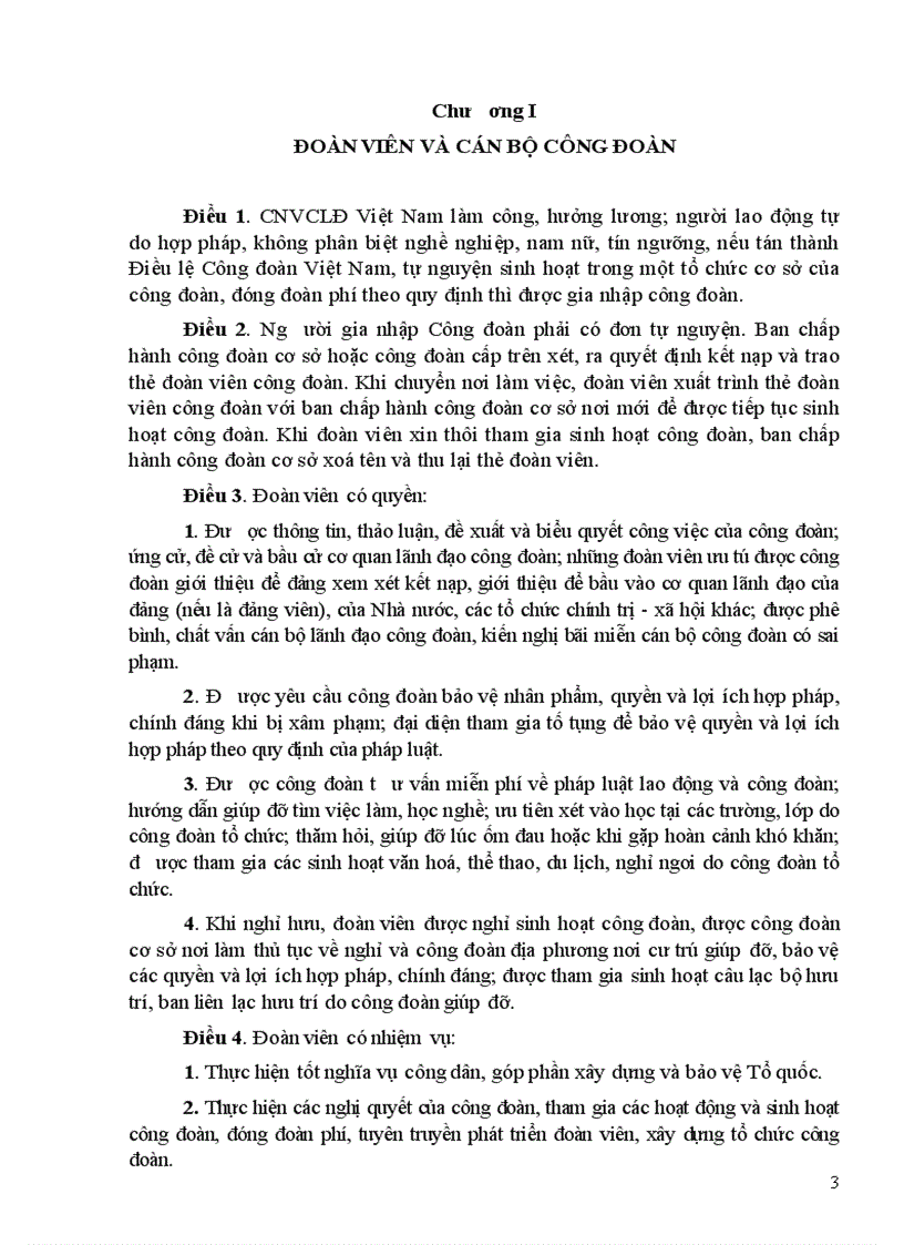 image for page Điều lệ CĐVN