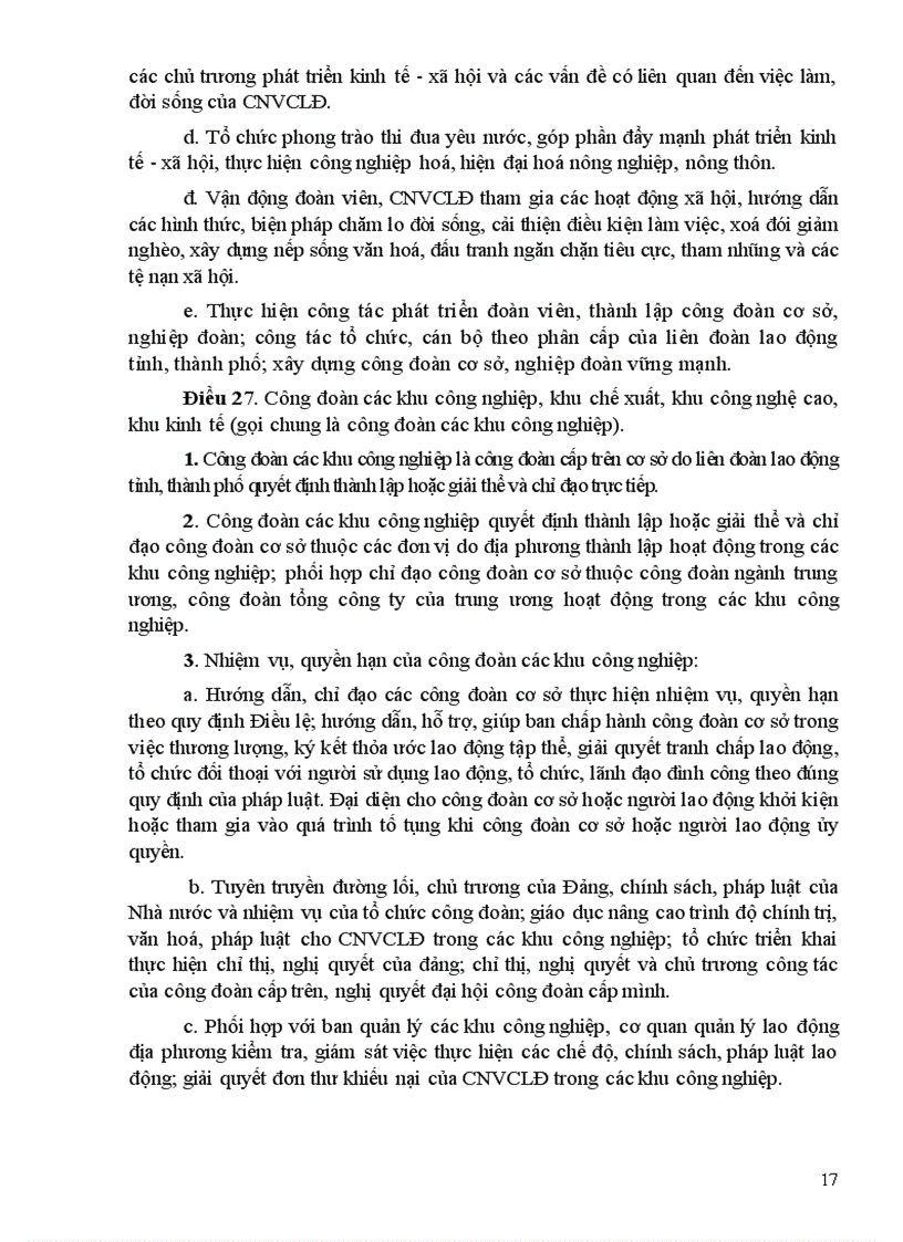 image for page Điều lệ CĐVN