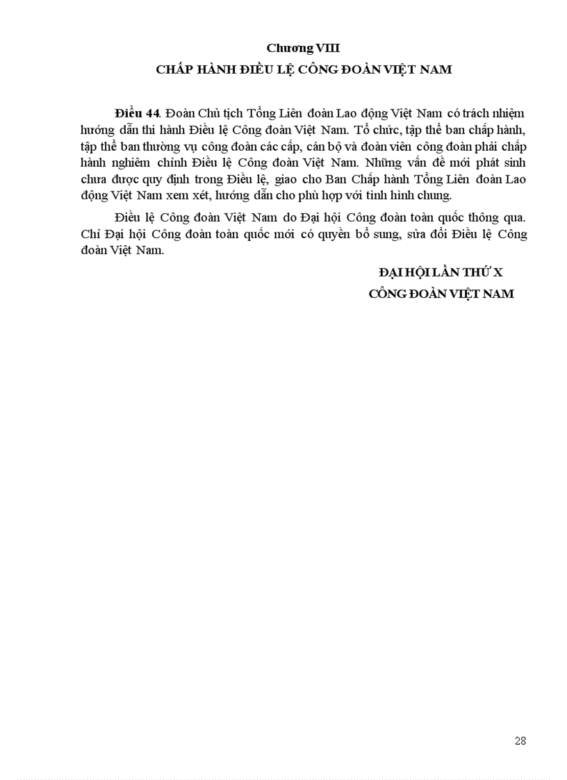 image for page Điều lệ CĐVN