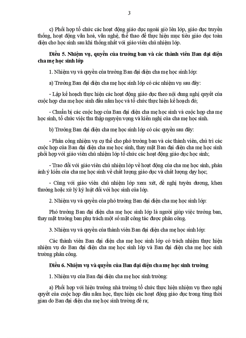 image for page Điều lệ cha me học sinh mới Thầy cô giáo chủ nhiệm rất cần