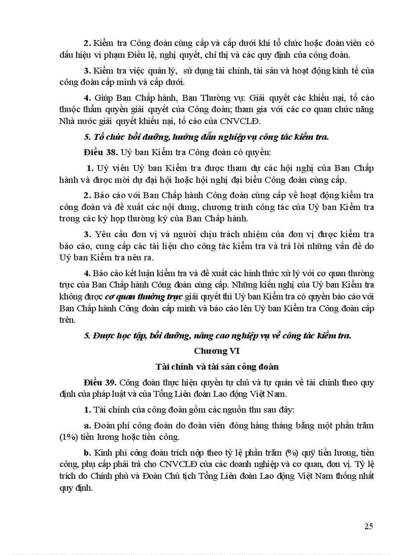 image for page Điều lệ Công đoàn Việt Nam sửa đổi