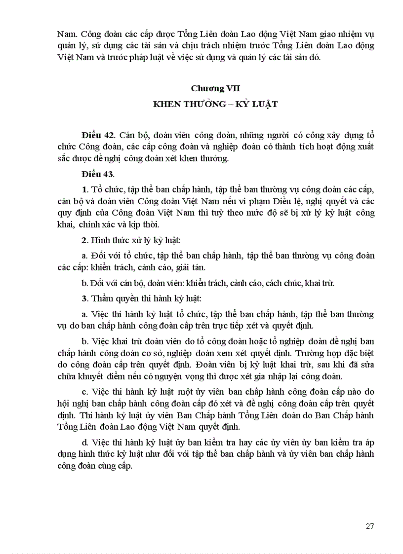 image for page Điều lệ Công đoàn Việt Nam