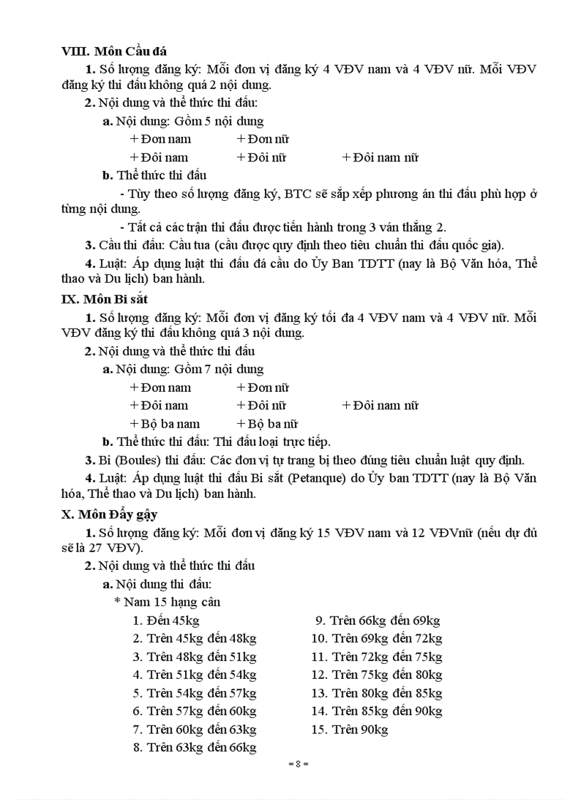image for page Điều lệ đại hội TDTT năm 2009