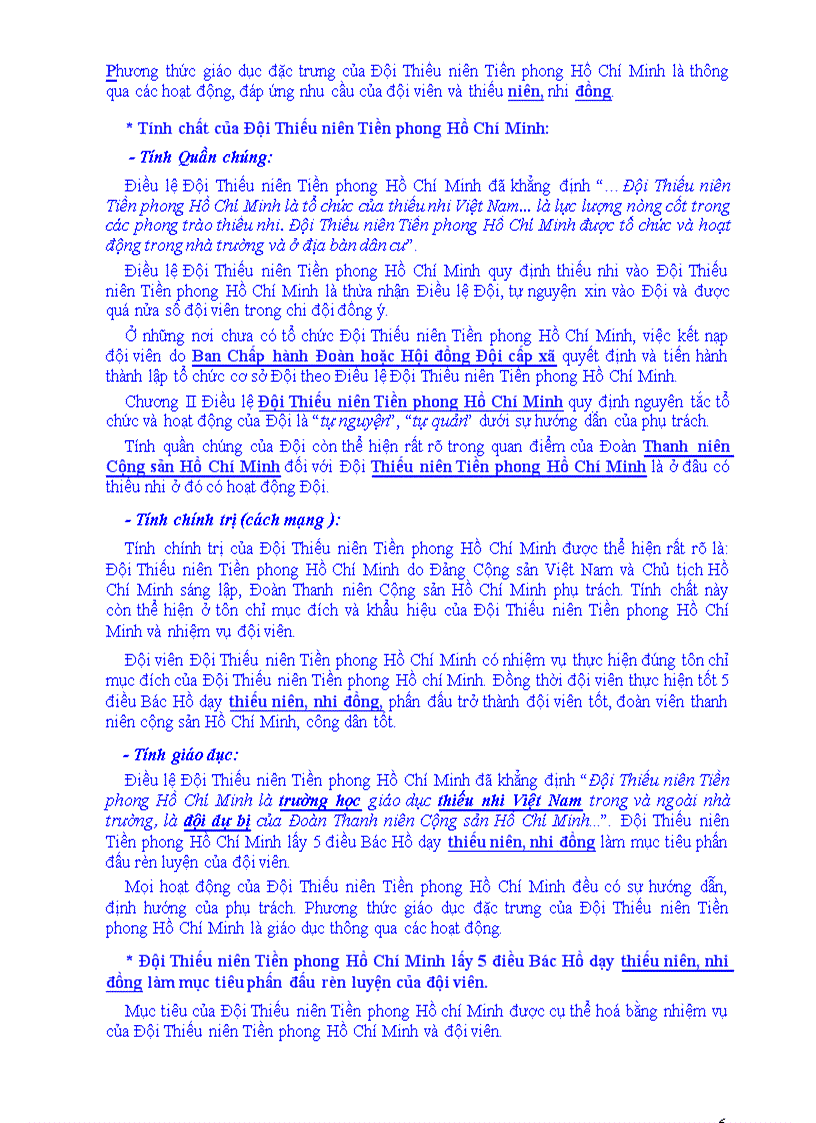 image for page Điều lệ đội mới sửa đổi