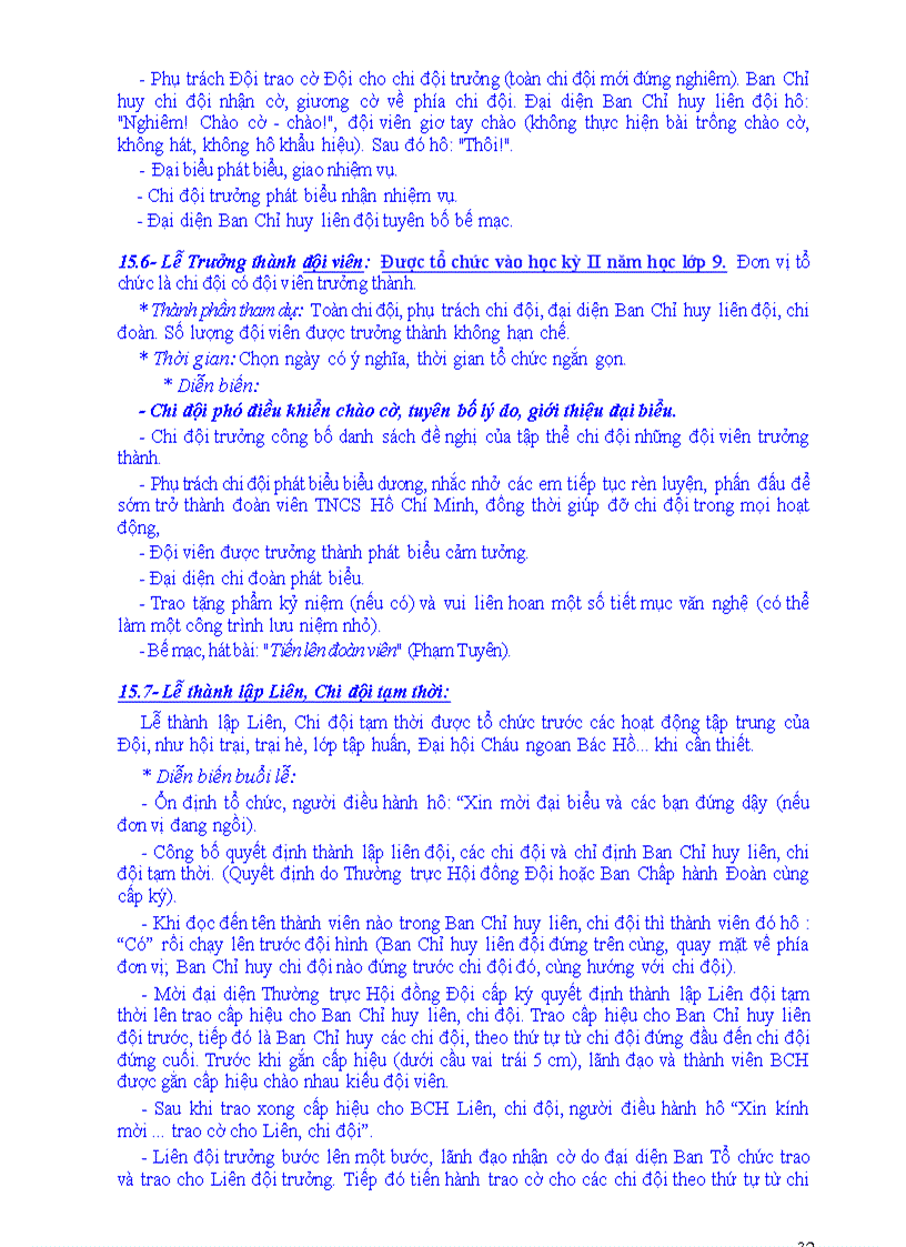 image for page Điều lệ đội mới sửa đổi