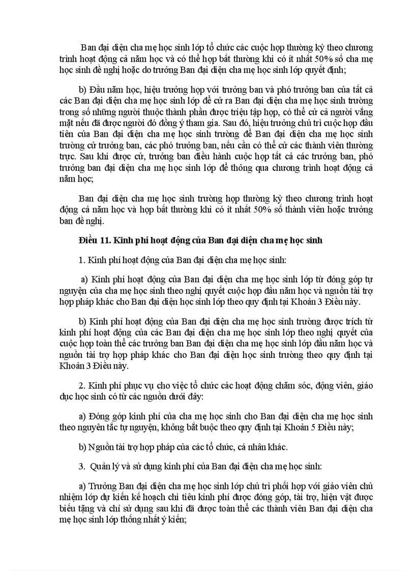 image for page Diều lệ hoạt động của ban đại diện PHHS