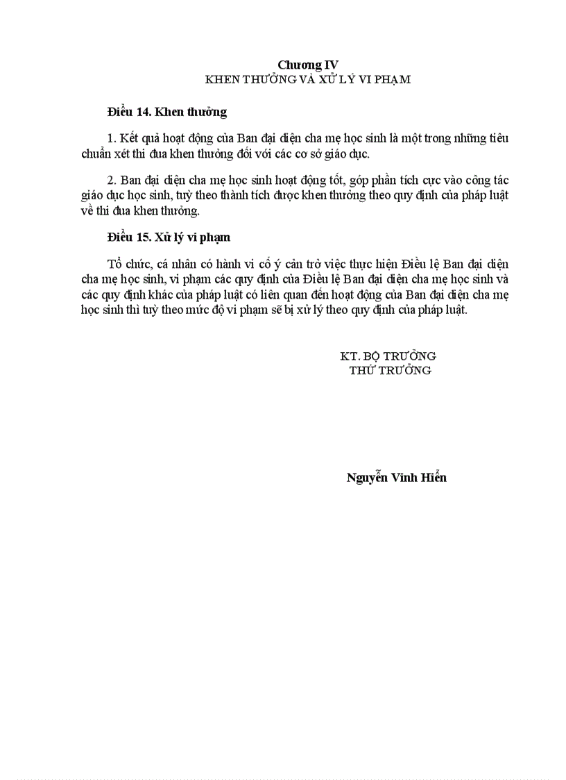 image for page Diều lệ hoạt động của ban đại diện PHHS