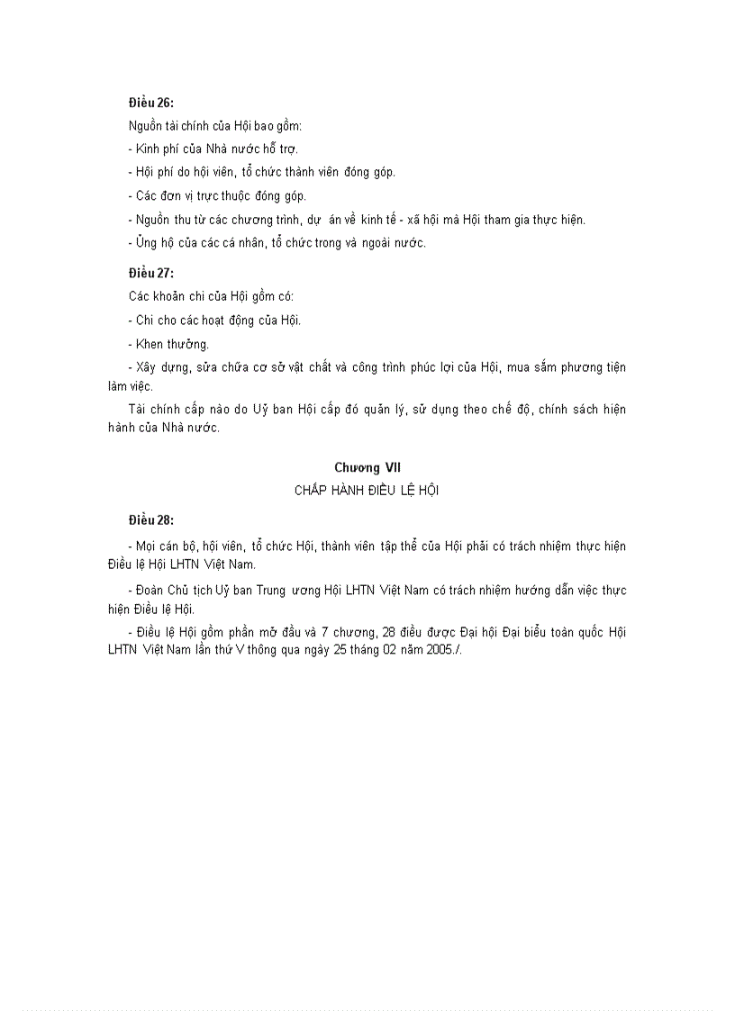 image for page Dieu le Hoi LHTNVN