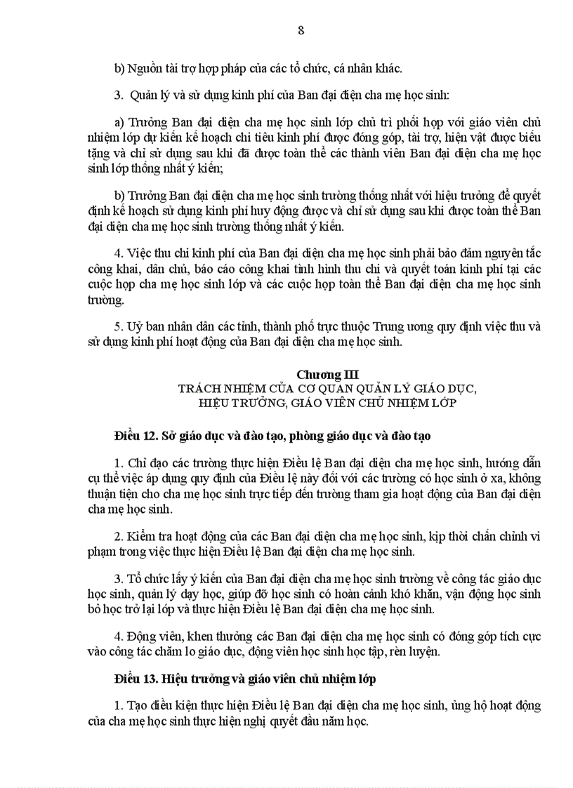 image for page Điều lệ hội PHHS 2008