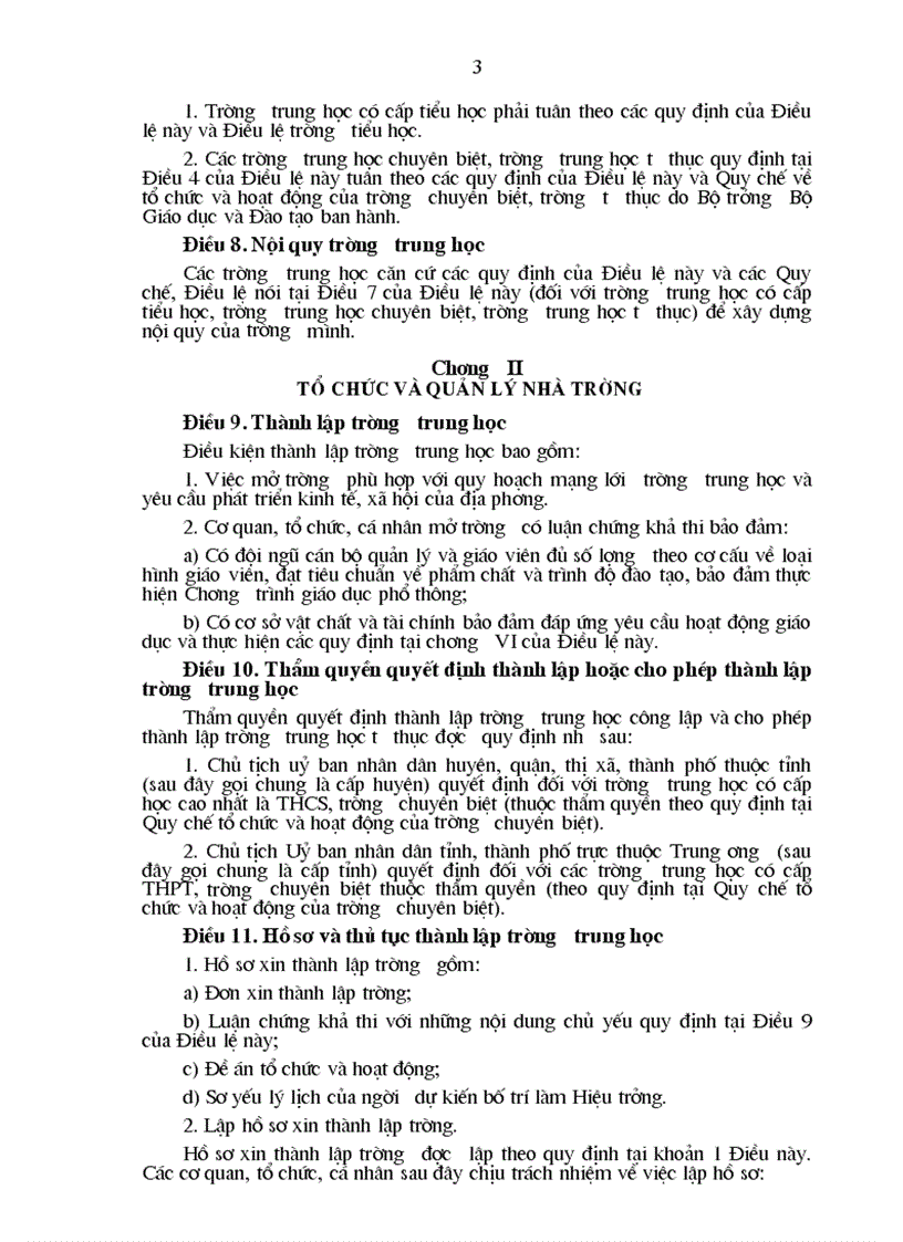 image for page Điều lệ nhà trường phổ tjhông