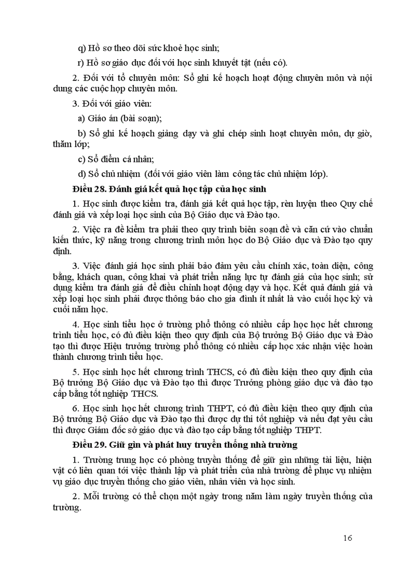 image for page Điều lệ trường THCS năm 2011