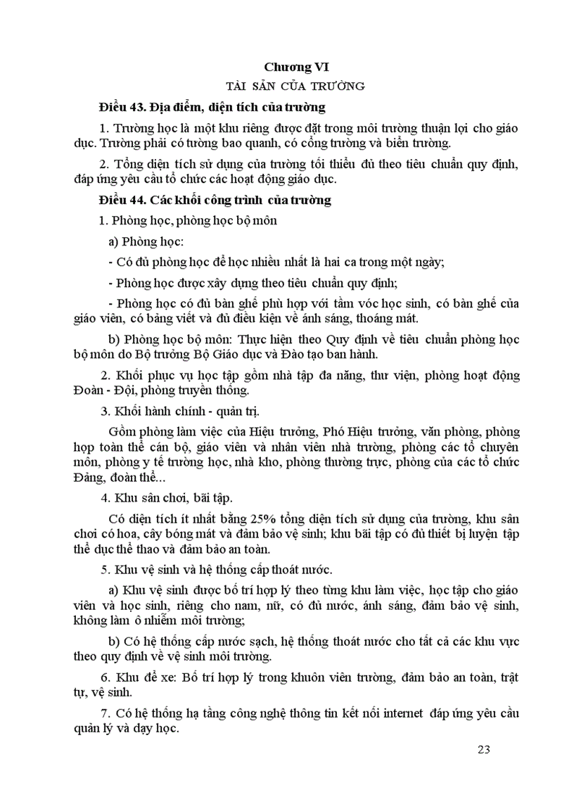 image for page Điều lệ trường THCS năm 2011