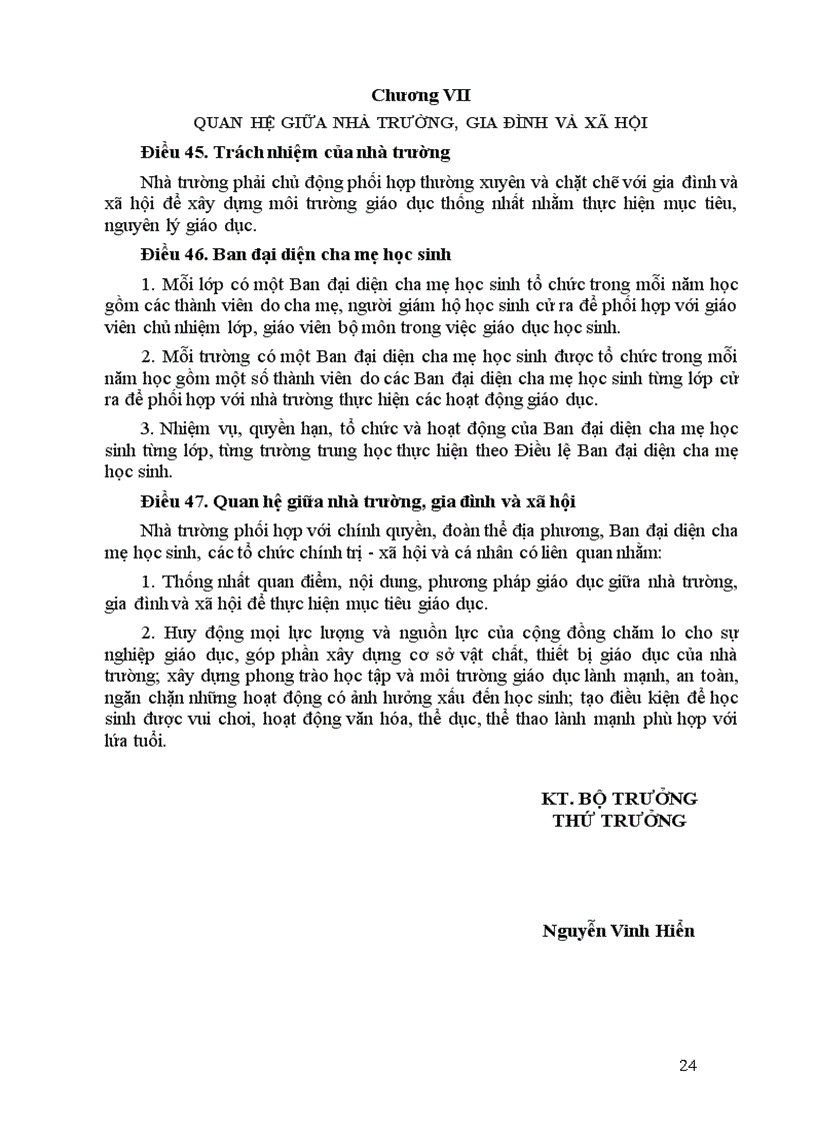 image for page Điều lệ trường THCS năm 2011