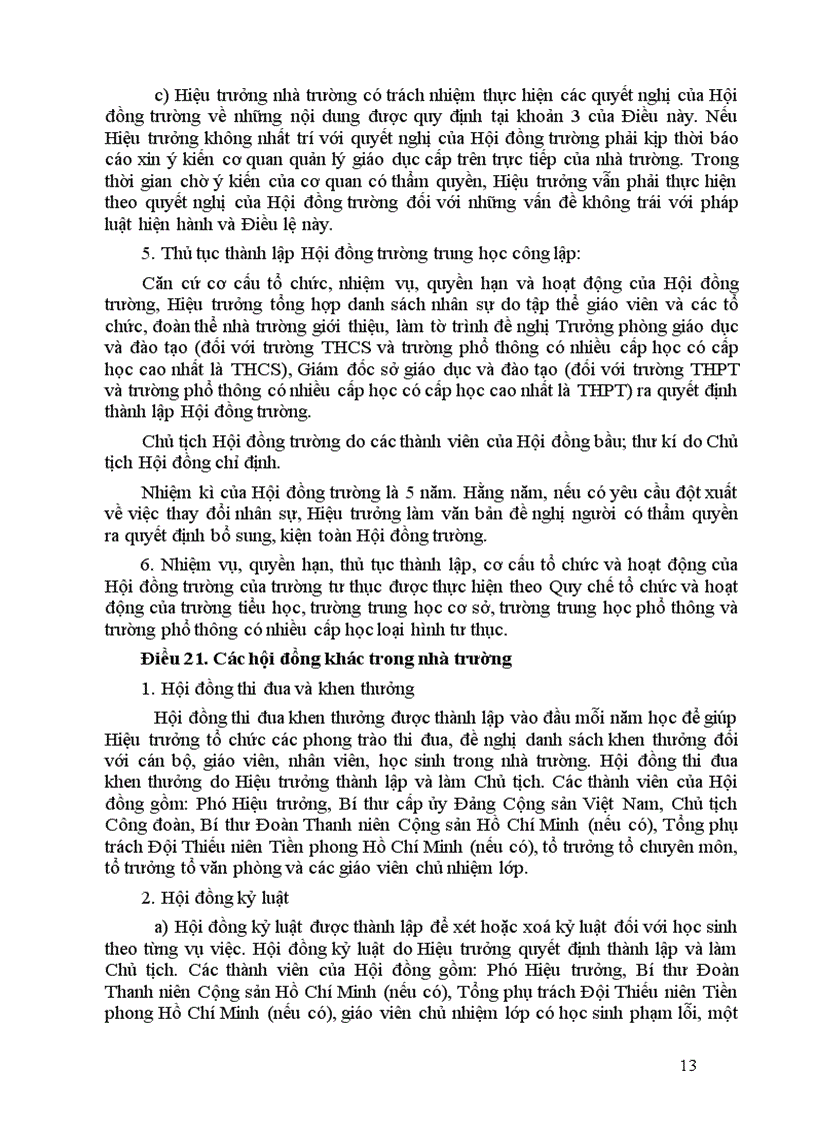image for page Điều lệ trường THCS THPT 2011 doc