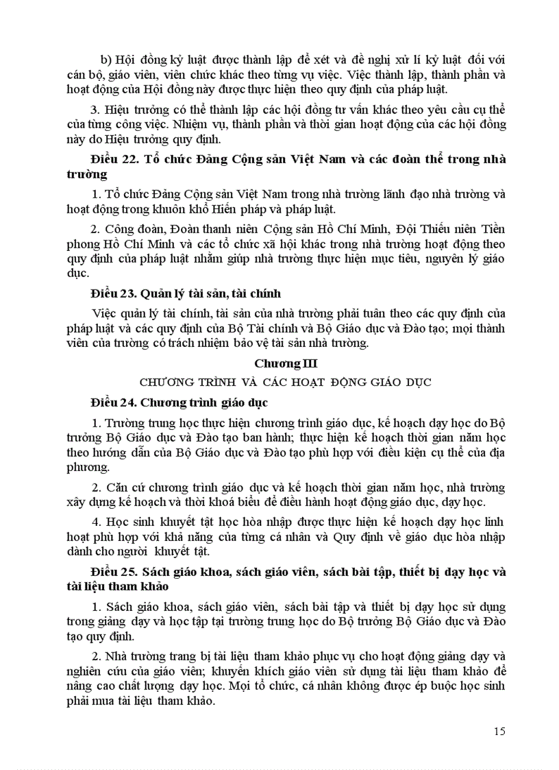 image for page Điều lệ trường THCS TT 12 2011