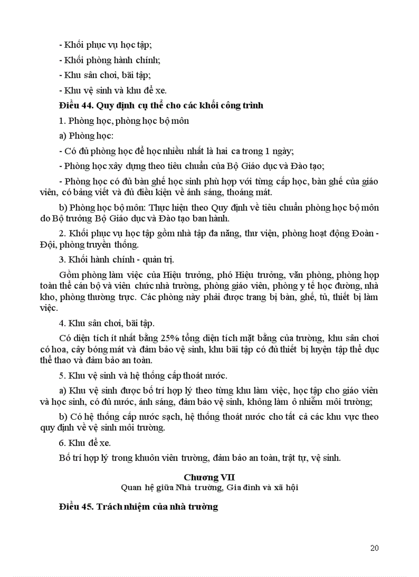 image for page Điều lệ trường THPT