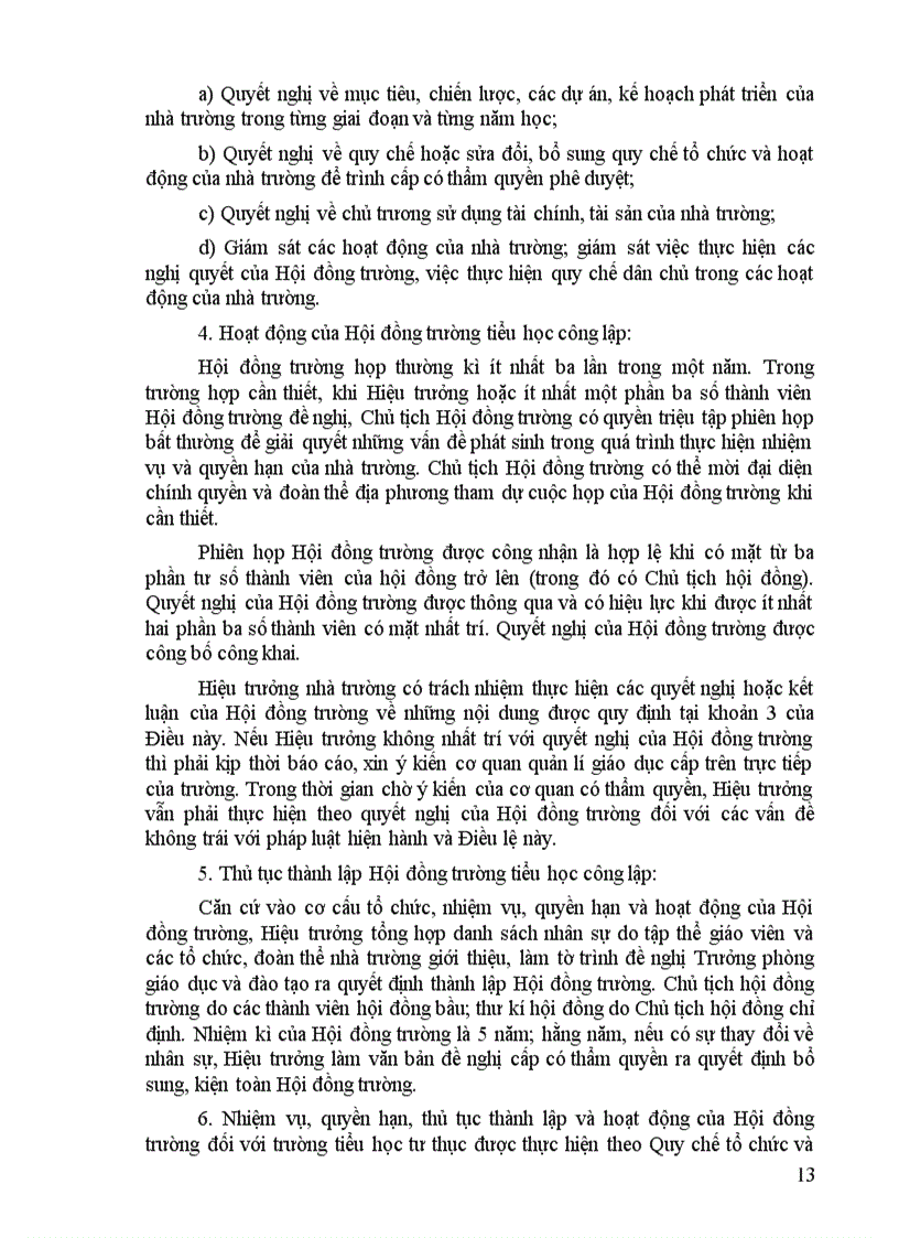 image for page Điều lệ trường Tiểu học Sửa đổi