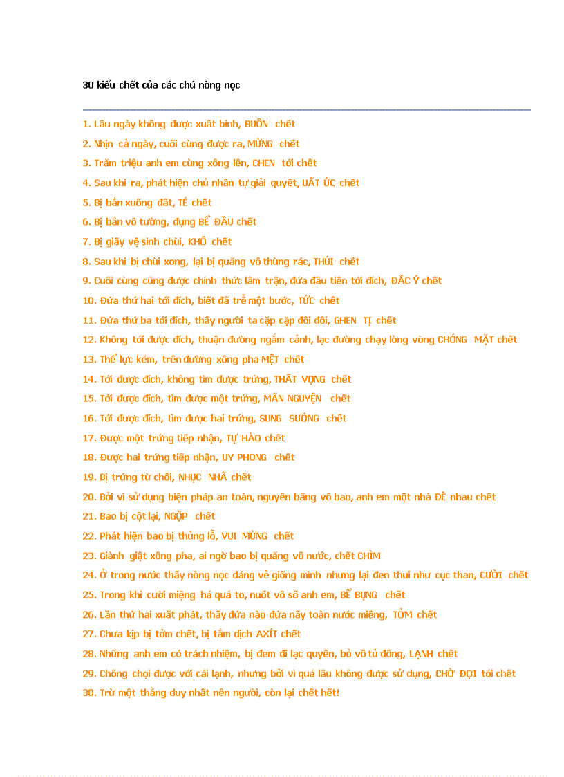 image for page Định nghĩa Chết vui vui