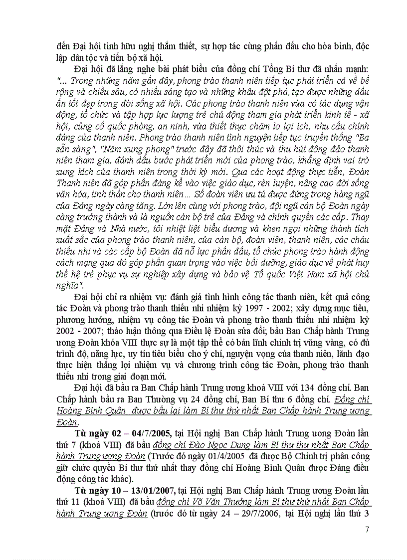 image for page Doan tncs hcm tu dai hoi den dai hoi