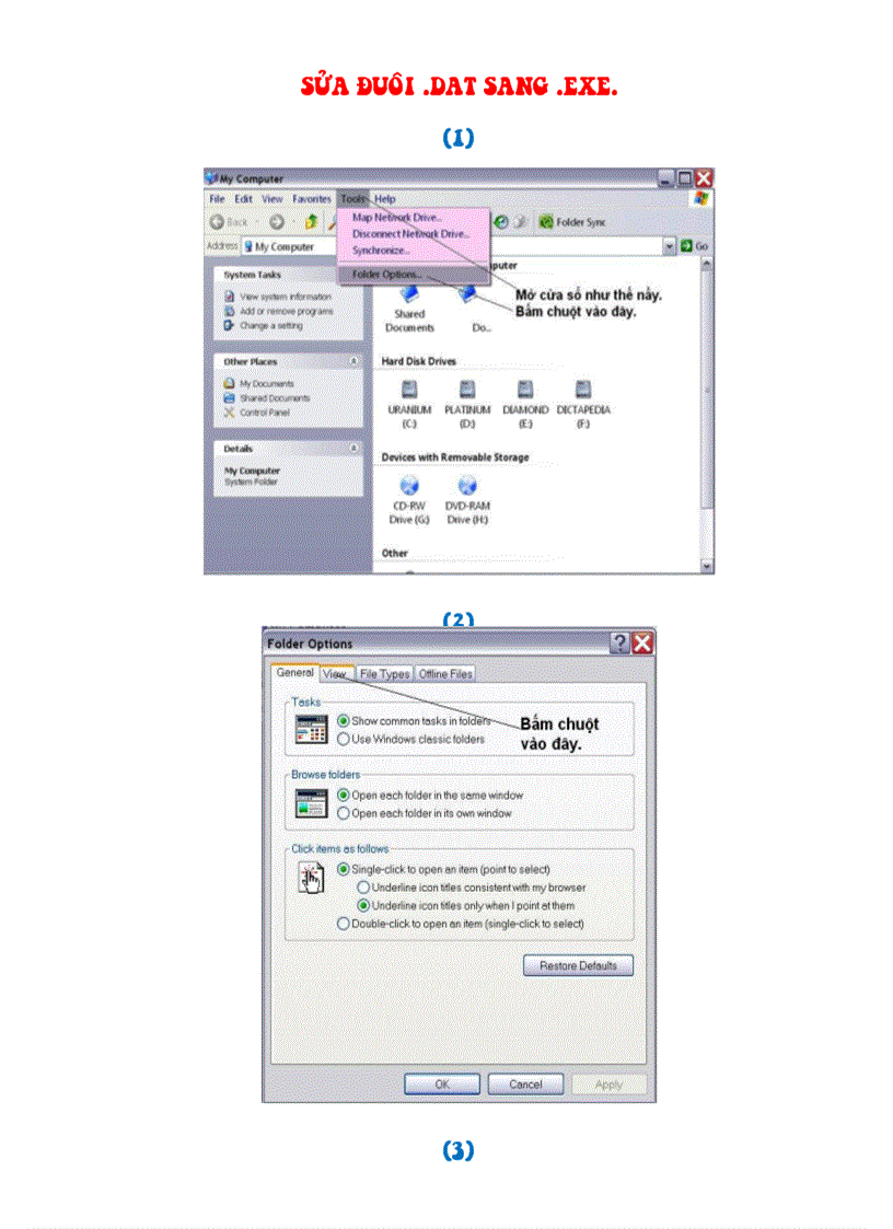 image for page Đổi Đuôi DAT sang EXE