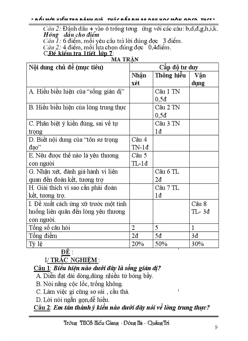 image for page Đổi mới ktđg thúc đẩy đổi mới ppdh môn gdcd thcs
