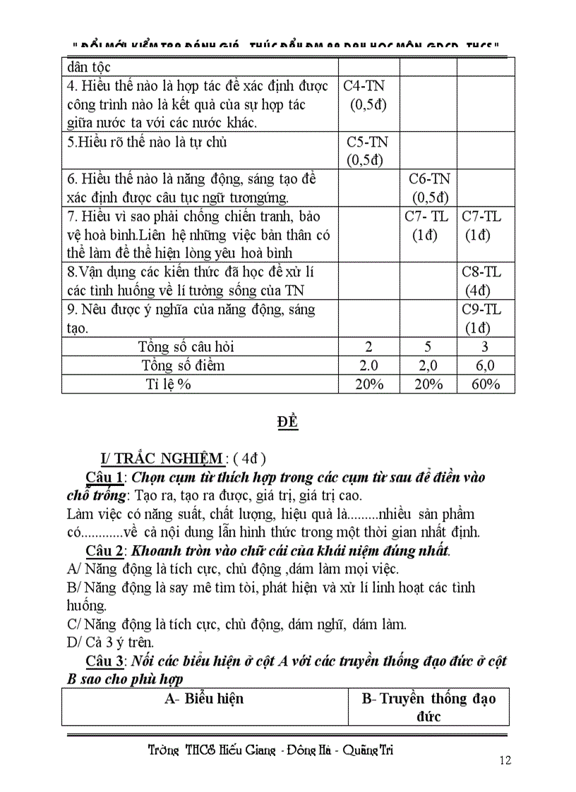 image for page Đổi mới ktđg thúc đẩy đổi mới ppdh môn gdcd thcs