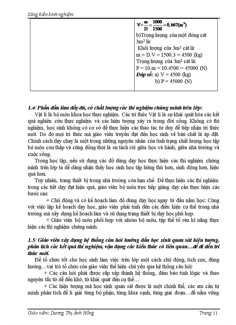 image for page Đổi mới phương pháp dạy học bộ môn vật lí 6