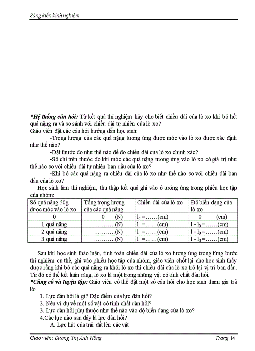 image for page Đổi mới phương pháp dạy học bộ môn vật lí 6