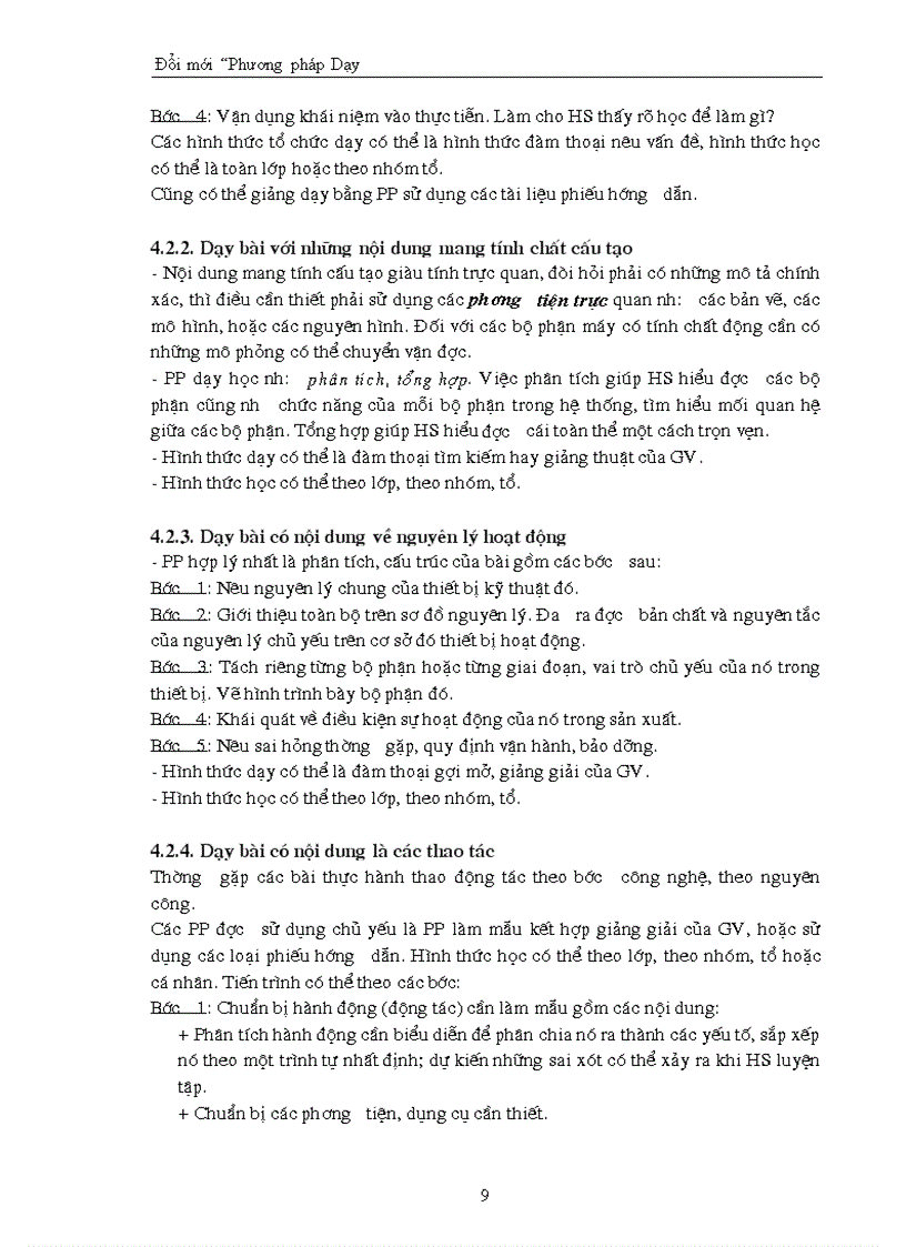 image for page Đổi mới phương pháp Dạy Học