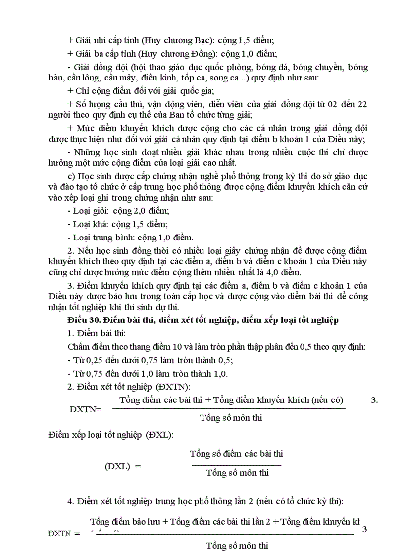 image for page Đối tượng điều kiện công nhận Tốt nghiệp THPT
