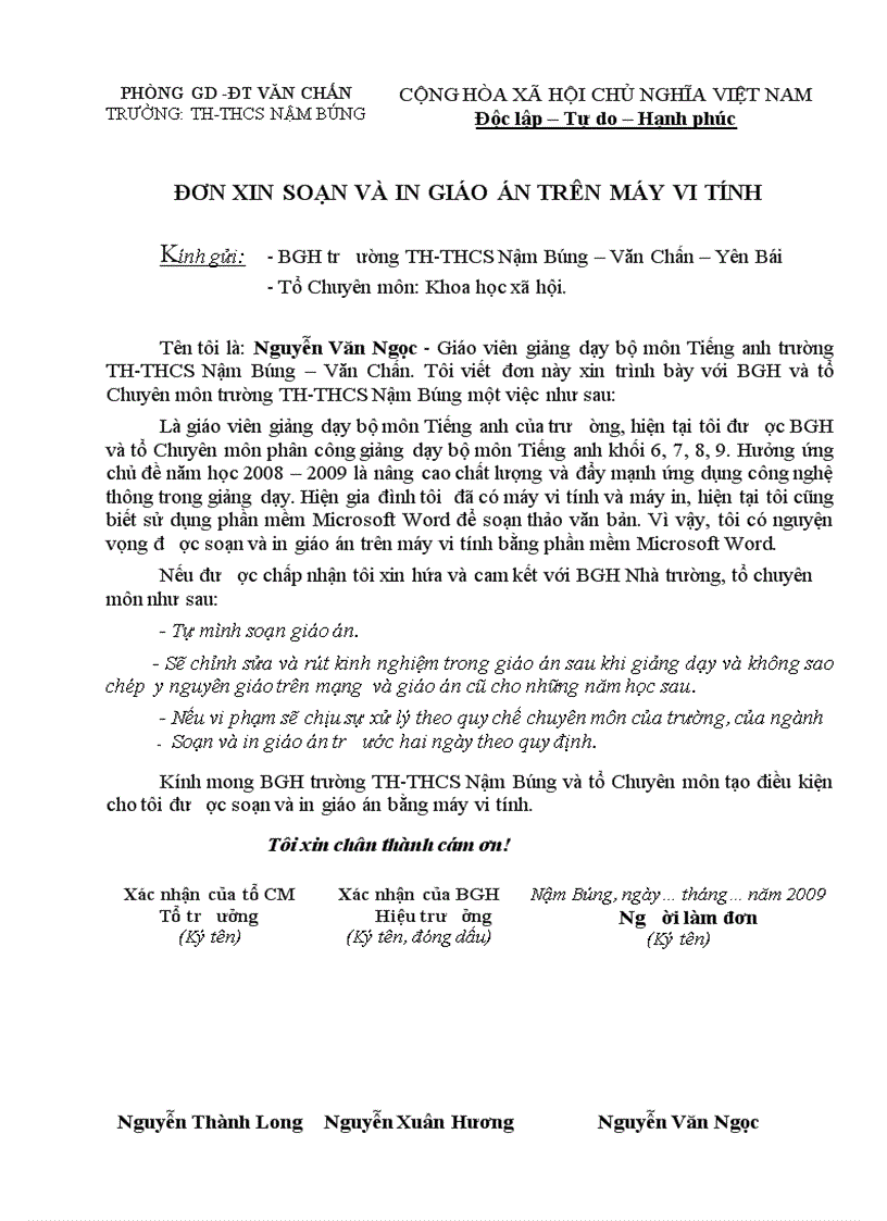 image for page Don xin soan bai bang may tinh