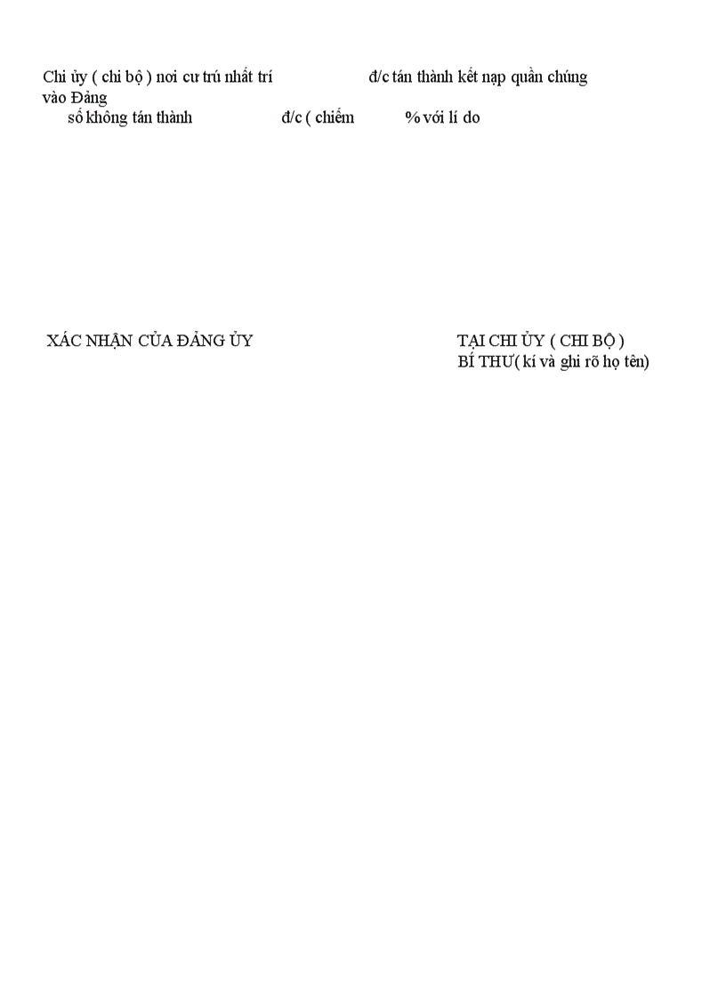 image for page Đơn xin vào đảng mẫu