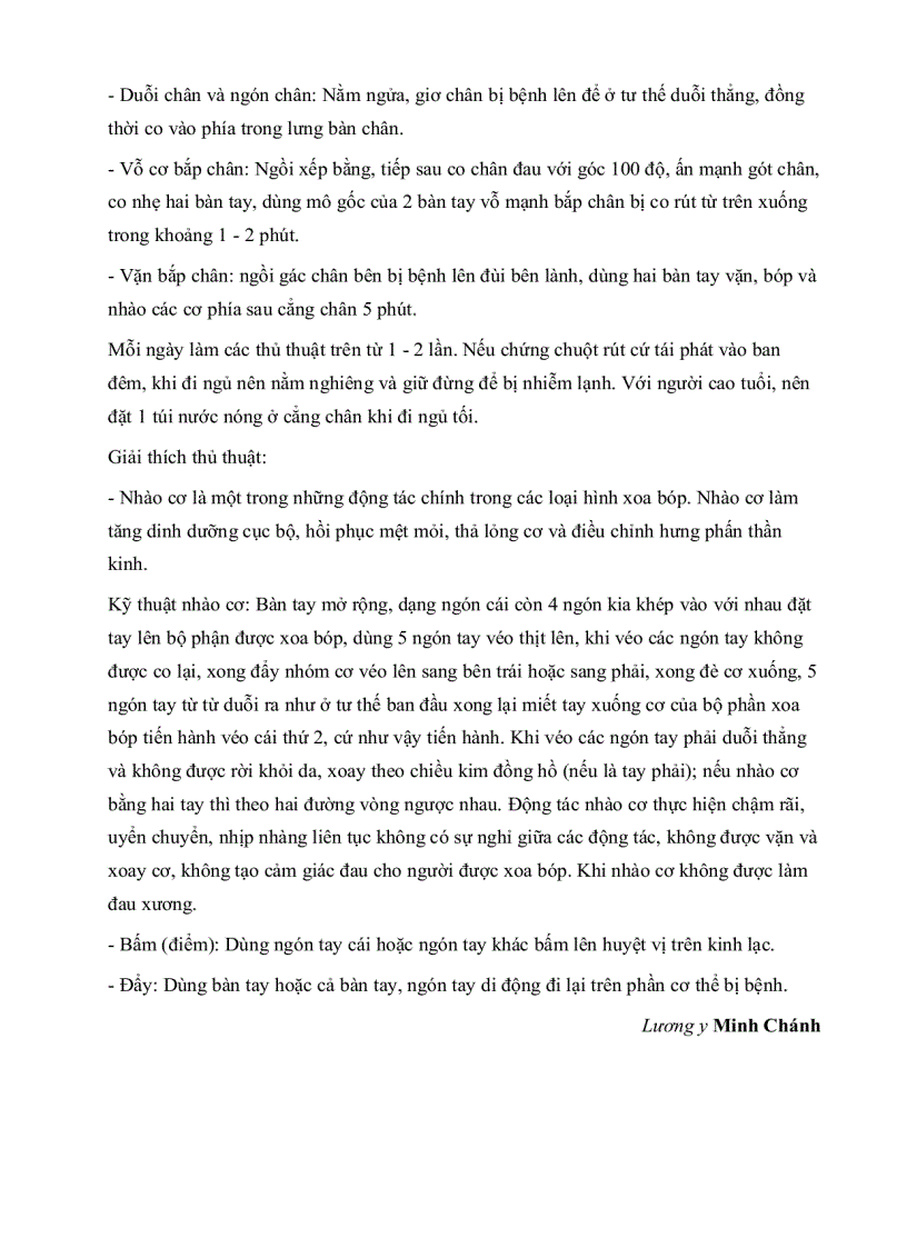 image for page Đông y trị chứng chuột rút