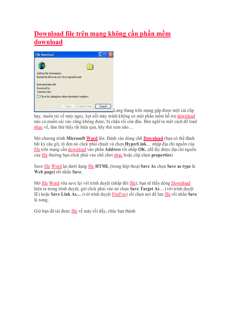 image for page Download file trên mạng không cần phần mềm download7 pdf