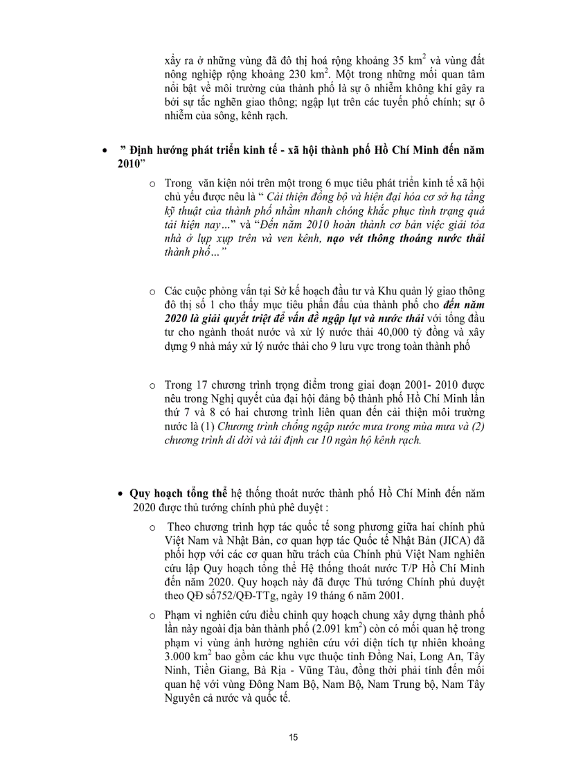 image for page Dự án cải thiện môi trường nước ở TP HCM