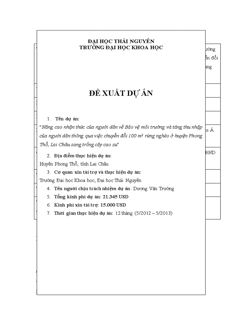 image for page Dự án trồng cây cao su ở Lai Châu