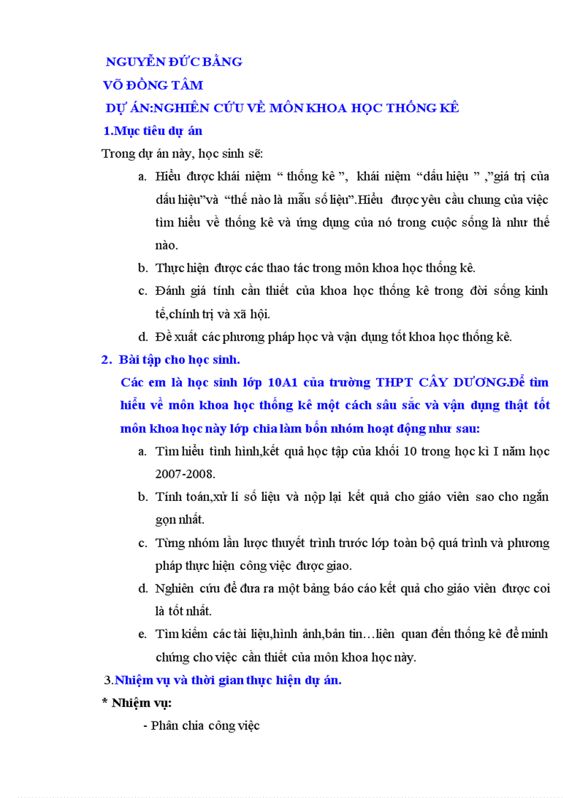 image for page DỰ ÁNNGHIÊN CỨU VỀ MÔN KHOA HỌC THỐNG KÊ doc