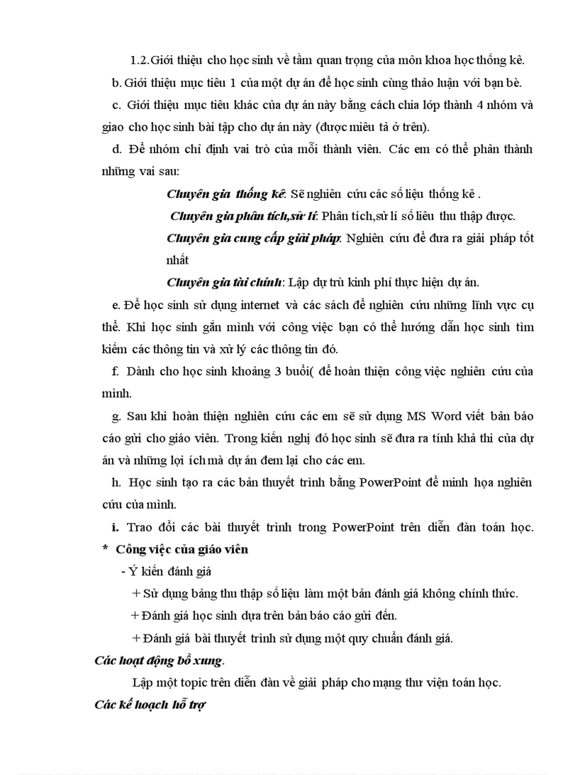 image for page DỰ ÁNNGHIÊN CỨU VỀ MÔN KHOA HỌC THỐNG KÊ doc