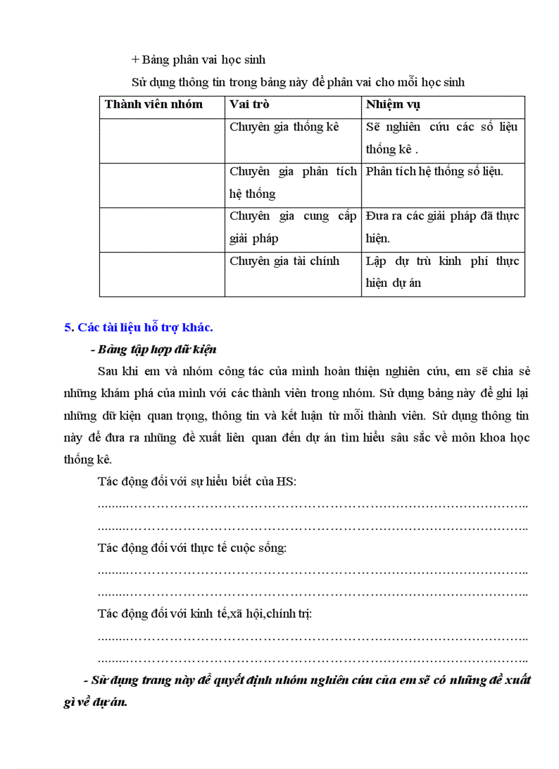 image for page DỰ ÁNNGHIÊN CỨU VỀ MÔN KHOA HỌC THỐNG KÊ doc