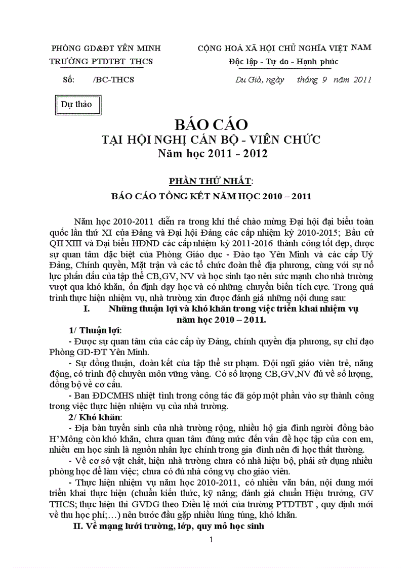 image for page Du thao bao cao hoi nghi CBVC 20112012