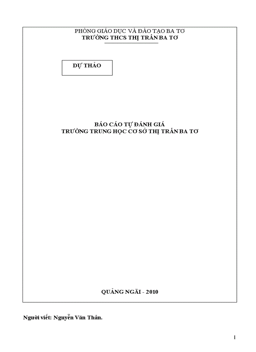 image for page Dự thảo báo cáo KDCLGD