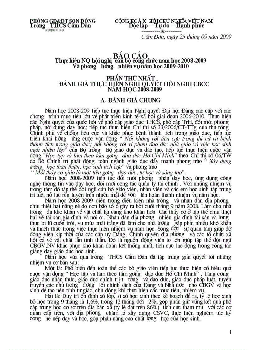 image for page Dự thảo BC hội nghị CBCC 09 10